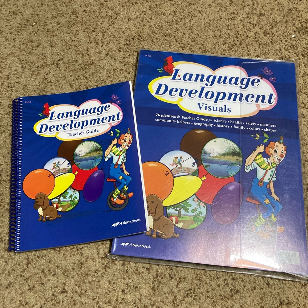 Abeka PreK-K4 Haul Language Development/Alphabet Friends/Growing Up Amber Lamb